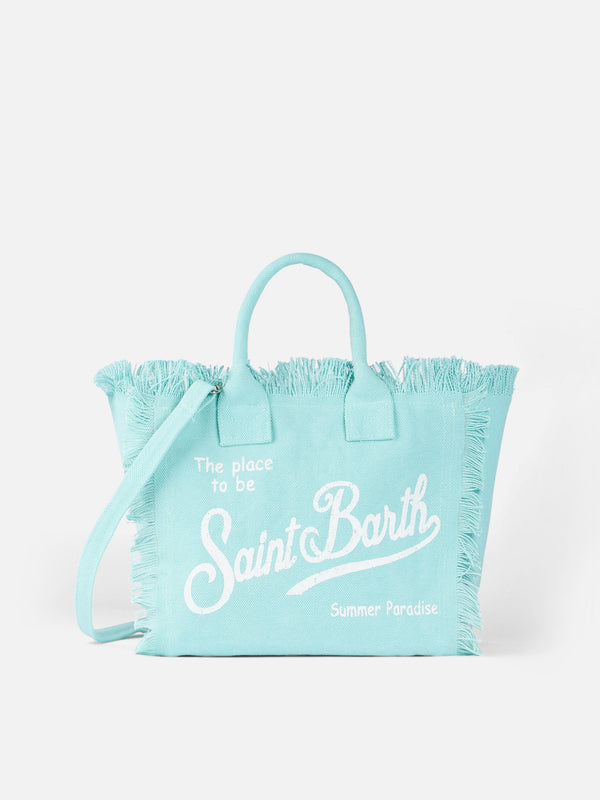 Borsa a Spalla in Cotone Media